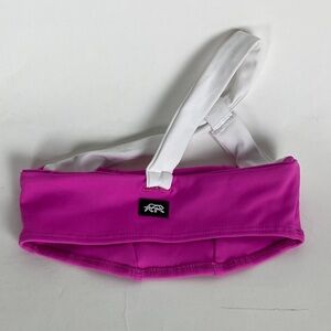 Tiger Friday High Drama Crop Top Skipper Pink/white Child Size M Dancewear